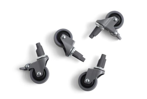 HAY Colour Crate Wheels Set of 4 Large - Grey