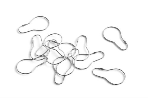 HAY Shower Curtain Rings Set af 12 - Chrome