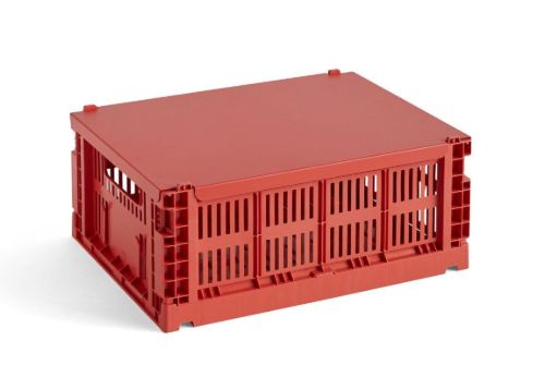 HAY Colour Crate Lid Medium - Red