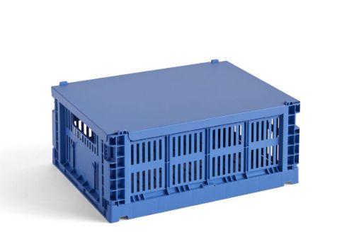 HAY Colour Crate Lid Medium - Electric Blue
