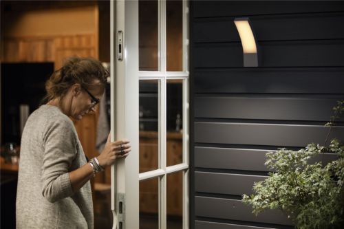 PHILIPS Splay Væglampe H: 24 cm - Antracitgrå/Aluminium