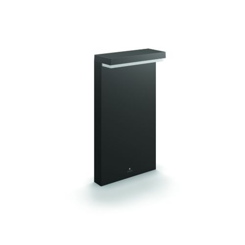 PHILIPS Bustan Søjlelampe H: 40 cm - Antracitgrå/Aluminium/Varm Hvid