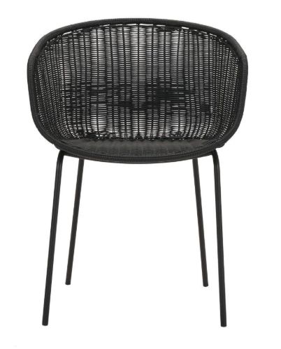 House Doctor Hapur Lænestol SH: 46 cm - Sort