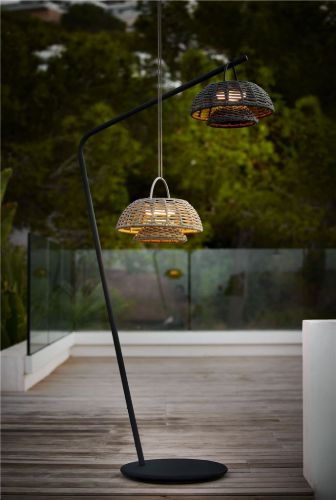 Cane-line Outdoor Illusion Ophængs Lampe H: 25 cm - Dark Green