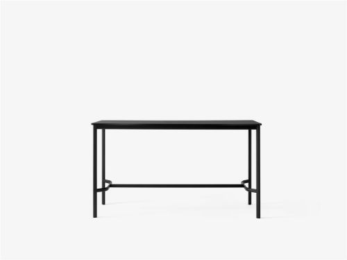 &Tradition Drip Bar Table HW64 190x80 cm - Black/Black Fenix Nano Laminate 0720