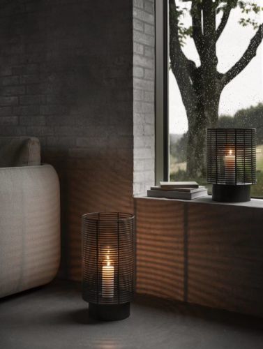 Blomus OLEA Outdoor Lanterne Medium H: 37,5 cm - Gunmetal
