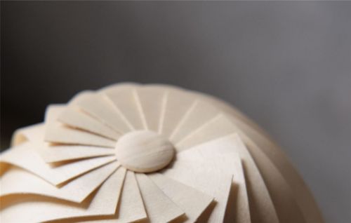 Tom Rossau ST906 Table Light Mini 18x18 cm - Birch Natural