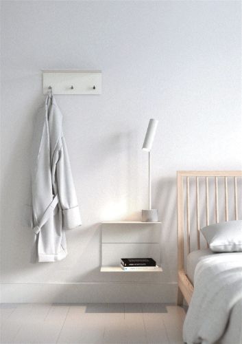 FROST UNU Hylde 4047 L: 40cm - Mat Hvid