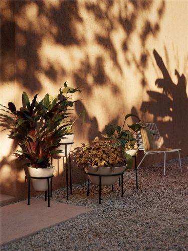 Audo Copenhagen Daiza Planter Ø: 25 cm - Ivory