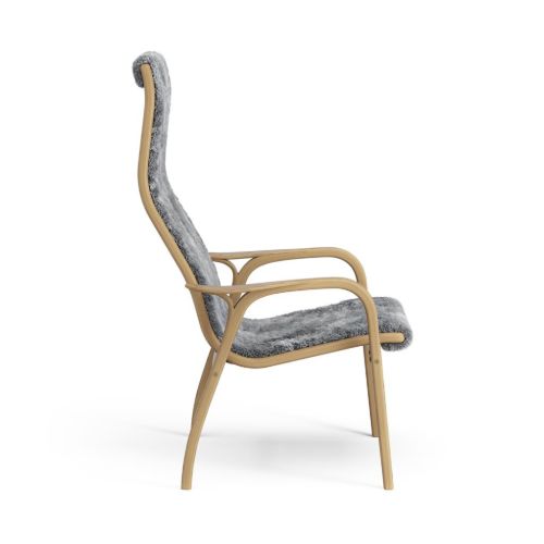 Swedese Lamino Lænestol SH: 41 cm - Olieret Eg/Scandinavian Grey