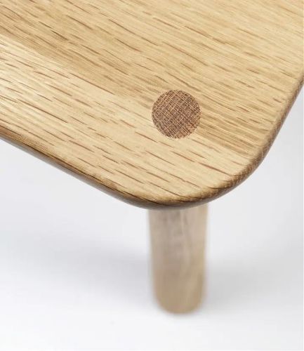 FDB Møbler J181 Sønderup Taburet H: 25 cm - Eg