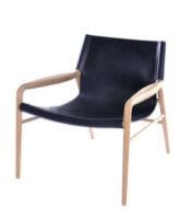 Billede af OX Denmarq RAMA Chair Lænestol H: 70 cm - Soap treated Oak/Black