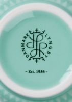 Billede af Lyngby Porcelæn Rhombe Color Vase H: 15 cm - Blå