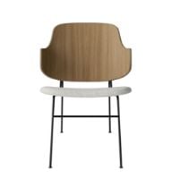 Billede af Audo Copenhagen The Penguin Lounge Chair  SH: 42 cm - Natural Oak/Hallingdal Grey