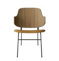 Billede af Audo Copenhagen The Penguin Lounge Chair  SH: 42 cm - Natural Oak/Leather Cognac 