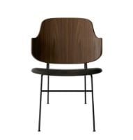 Billede af Audo Copenhagen The Penguin Lounge Chair SH: 42 cm - Walnut/Leather Black
