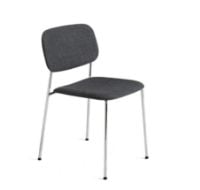 Billede af HAY Soft Edge 41 Chair w. Full Upholstery SH: 47,5 cm - Chromed Steel/Remix 173