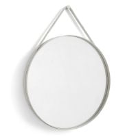 Billede af HAY Strap Mirror No. 2 Ø: 70 cm - Light Grey