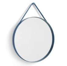 Billede af HAY Strap Mirror No. 2 Ø: 70 cm - Blue