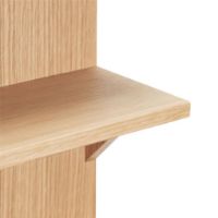 Billede af Hübsch Straight Reol 40x54 cm - Egetræsfinér