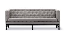 Billede af Fredericia Furniture EJ315 3 Pers. Sofa L: 210 cm - Luce 005 Scoria/Black Lacquered