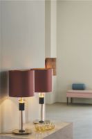 Billede af Design By Us Carnival Table Lamp No. 2 H: 62 cm - Clear Pink/Gold Base