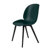 Billede af GUBI Beetle Dining Chair Plastic Chair SH: 45 cm - Green / Black