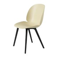 Billede af GUBI Beetle Dining Chair Plastic Chair SH: 45 cm - Pastel Green / Black