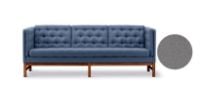 Billede af Fredericia Furniture EJ315 3 Pers. Sofa L: 210 cm - Luce 005 Scoria/Walnut Oiled
