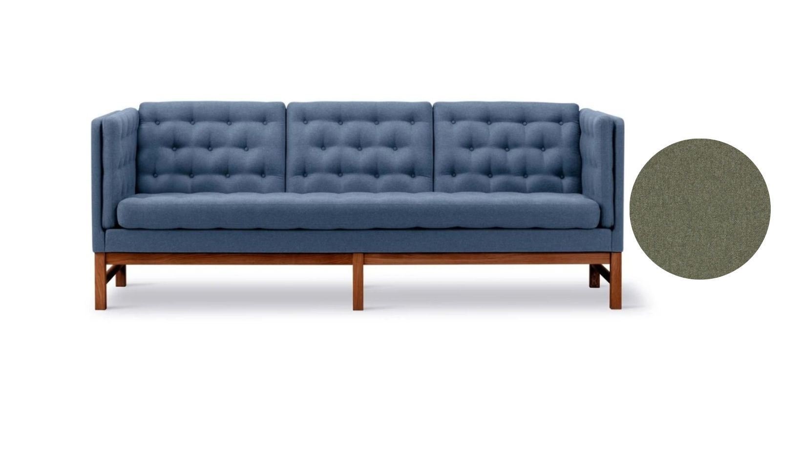 Billede af Fredericia Furniture EJ315 3 Pers. Sofa L: 210 cm - Luce 022 Agrarian/Walnut Oiled