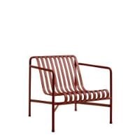 Billede af HAY Palissade Lounge Chair Low SH: 38 cm - Iron Red FORUDBESTIL: MIDT JULI 2024