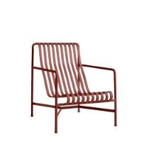 Billede af HAY Palissade Lounge Chair High SH: 38 cm - Iron Red