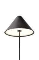 Billede af New Works Brolly Portable Table Lamp Ø: 16,5 cm - Steel Black