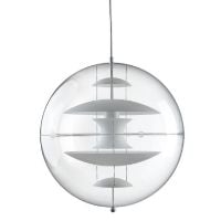 Billede af Verpan Verner Panton Globe Ø: 40 cm - Hvid/Glas