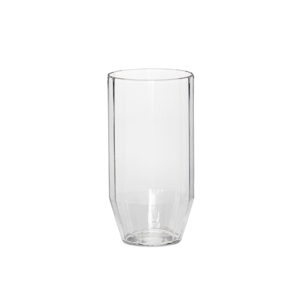 Billede af Hübsch Aster Drinking Glass H: 14 cm - Clear