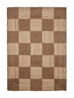 Billede af OYOY Living Chess Rug 140x200 cm - Brown