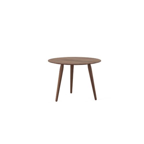Bruunmunch PLAYround Coffee Table Ø: 52 cm H: 38 cm - Natural Oil Walnut
