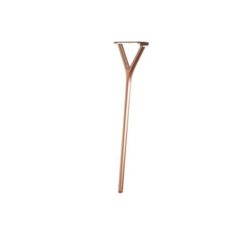 FROST WISHBONE Bordben 8006 H: 38,6 cm - Børstet Kobber