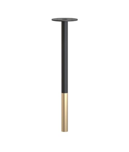 FROST BUKTO Bordben 430 H: 43,4 cm - Mat Sort/Børstet Guld