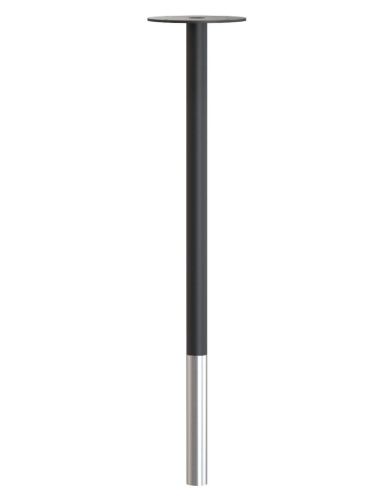 FROST BUKTO Bordben 710 H: 71,4 cm - Mat Sort/Børstet