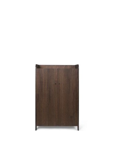 Ferm Living Sil Cupboard Low H: 110 cm - Dark Stained Oak