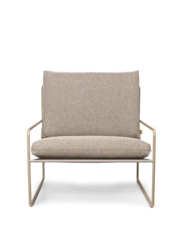 Ferm Living Desert 1-Seater SH: 30 cm Dolce - Cashmere/Dark Sand