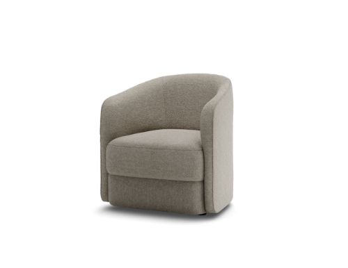 New Works Covent Loungechair Narrow SH: 42 cm - Hemp 03