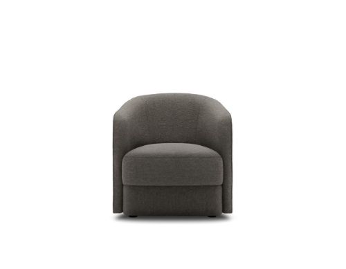 New Works Covent Loungechair Narrow SH: 42 cm - Dark Taupe 10