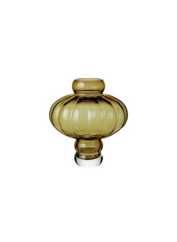 Louise Roe Balloon Vase #02 H: 20 cm - Olive