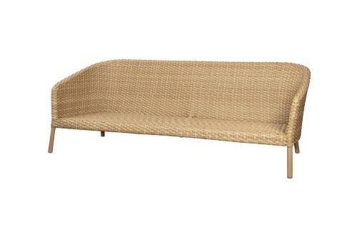 Cane-line Outdoor Ocean Large 3-pers Sofa L: 202 cm - Natural/Flat Weave