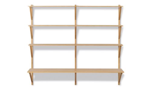 Fredericia Furniture BM29 Børge Mogensen Hylde m. Skriveplade B: 149 cm - Lakeret Eg