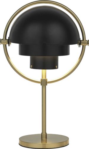 GUBI Multi-Lite Portable Lampe H: 30 cm - Brass/Black Semi Matt