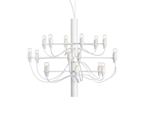 FLOS 2097/18 Lysekrone LED Ø: 70 cm - Hvid