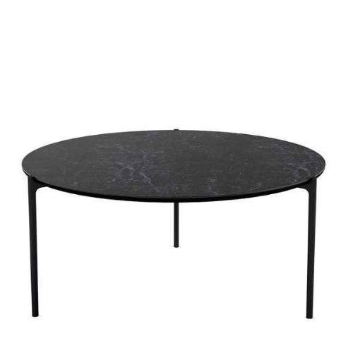 Eva Solo Savoye Sofabord Høj H: 42 cm Ø: 90 cm Keramisk Top - Sort
